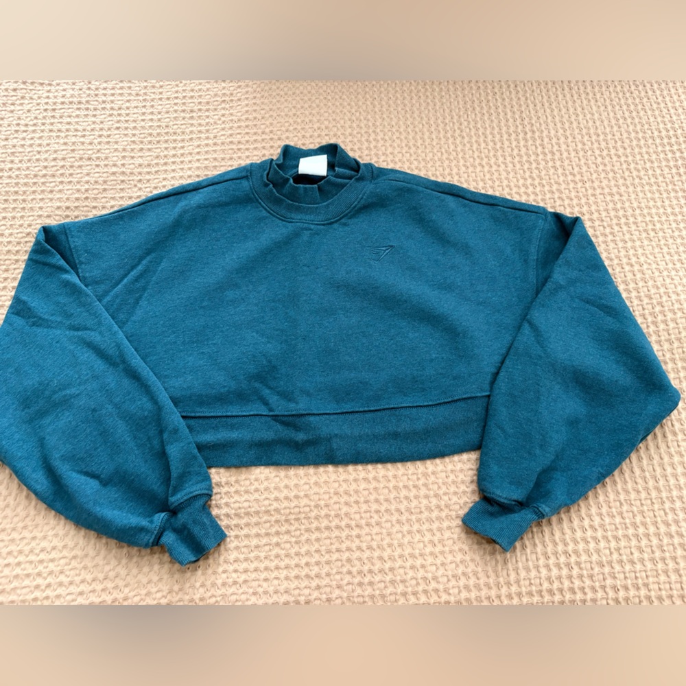 Gymshark Teal Pullover Sweatshirt